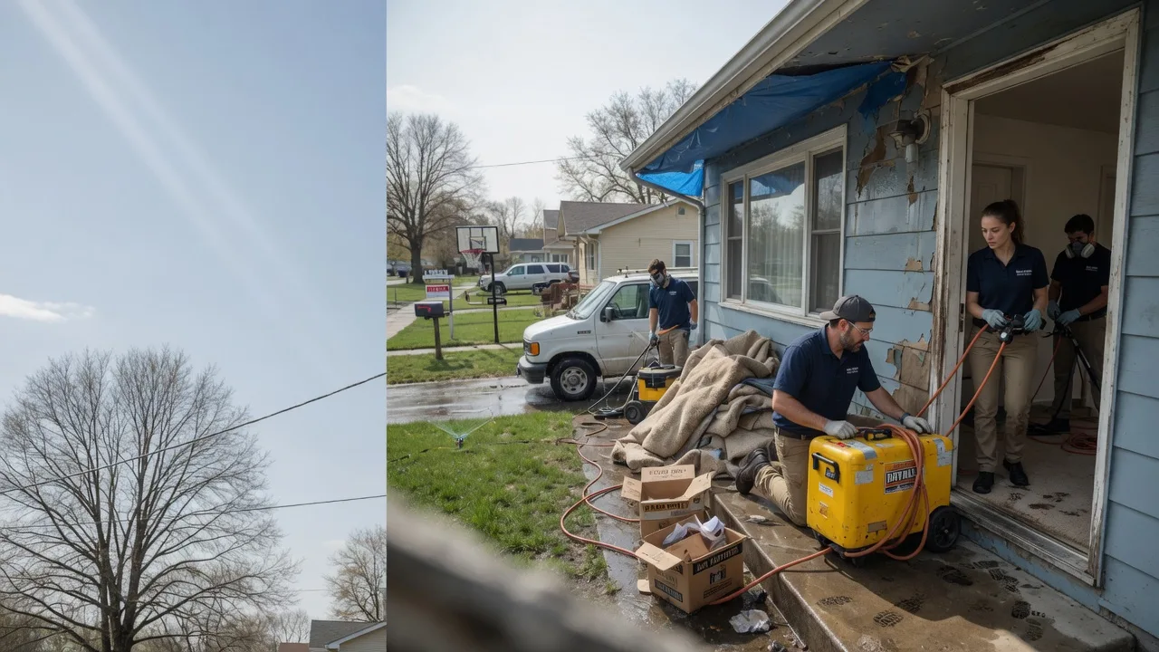 Basement Flood Cleanup in Humeston, IA near me
